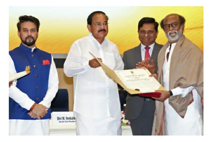 இந்திய சினிமாவின் உயரிய விருது பெற்ற ரஜனி