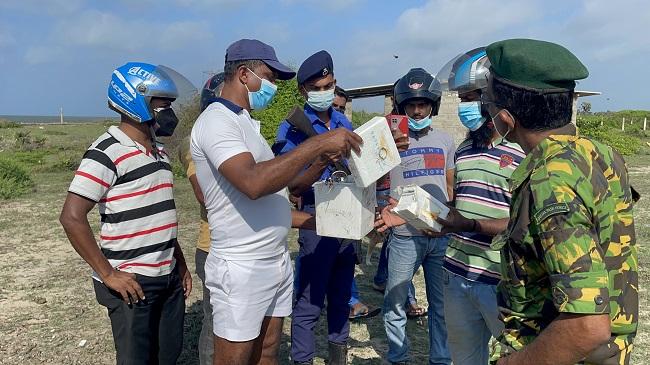 அமெரிக்கா தொடர்பு சாதனங்கள் மன்னாரில் கண்டுபிடிப்பு