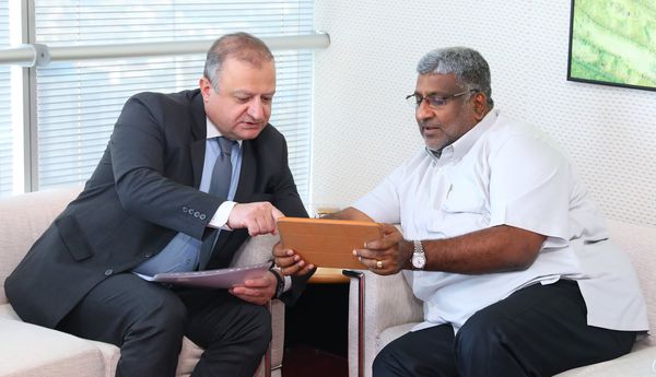 ஜோர்ஜியா தூதுவர் - சுற்றுலாத்துறை அமைச்சர் சந்திப்பு