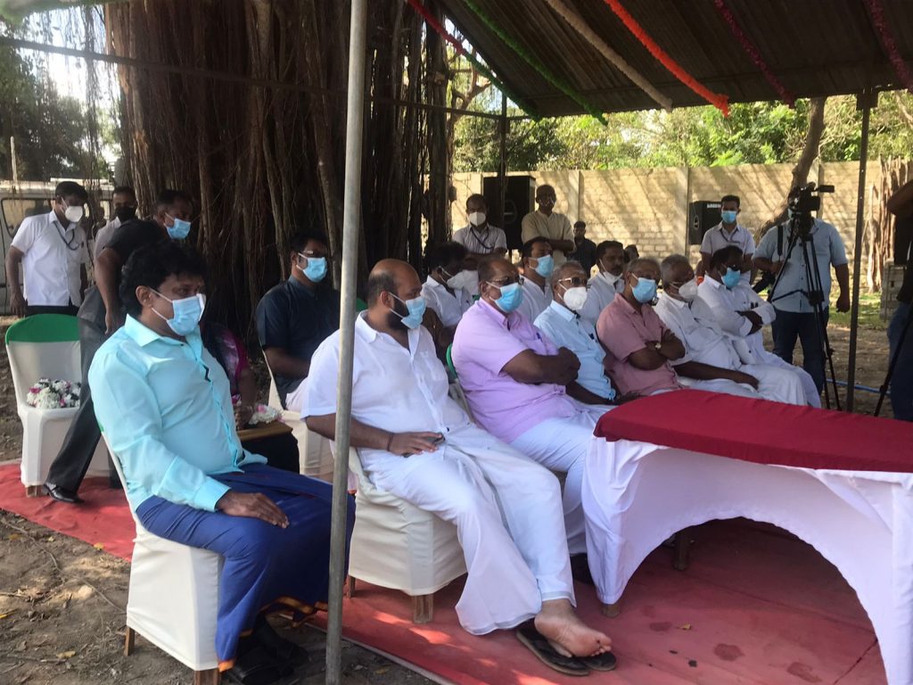 கம்பன் கலை கல்லூரிக்கான அடிக்கல் நாட்டப்பட்டது