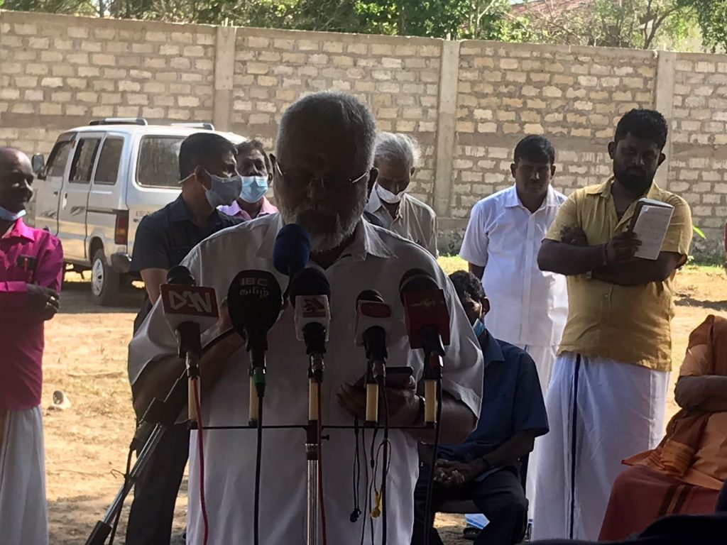 கம்பன் கலை கல்லூரிக்கான அடிக்கல் நாட்டப்பட்டது