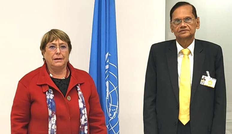 இலங்கை அரச பிரதிநிதிகள்,மனித உரிமை ஆணையாளர் சந்திப்பு