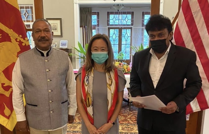 தமிழ் முற்போக்கு கூட்டணி - அமெரிக்க தூதுவர் சந்திப்பு