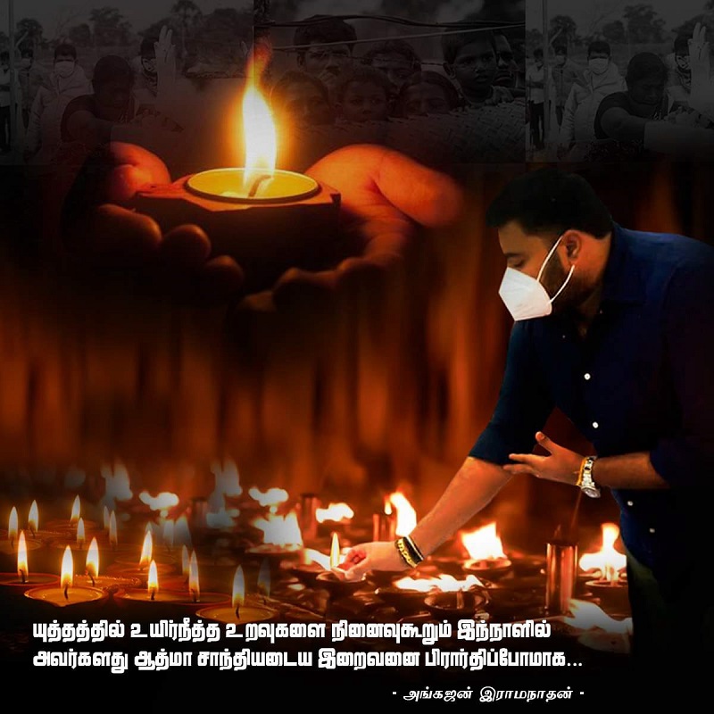 யுத்தத்தினால் விழுந்த இடத்திலிருந்தே மீள எழவேண்டும் - அங்கஜன்