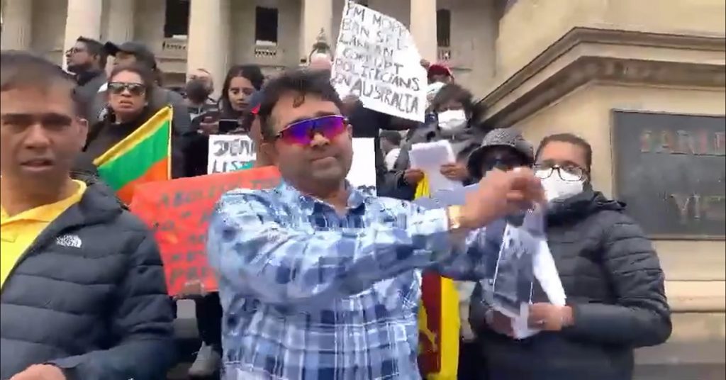 அவுஸ்திரேலியா போராட்டத்தில் "இனப்படுகொலை" குழப்பம்