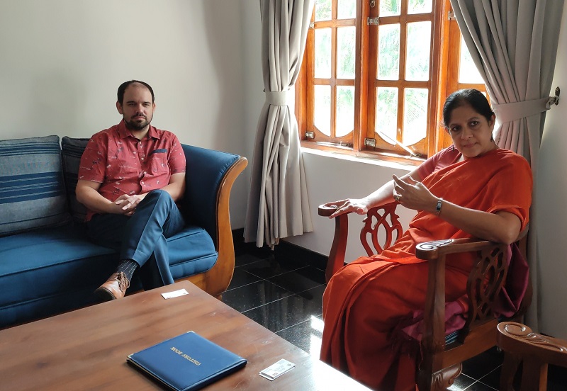 திருகோணமலை சென்ற நியூசிலாந்து தூதுவர், ஆளுநரை சந்தித்தார்.