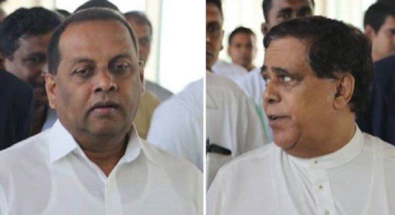 இரு அமைச்சர்களது கட்சி உறுப்புரிமையினை நீக்க நடவடிக்கை.