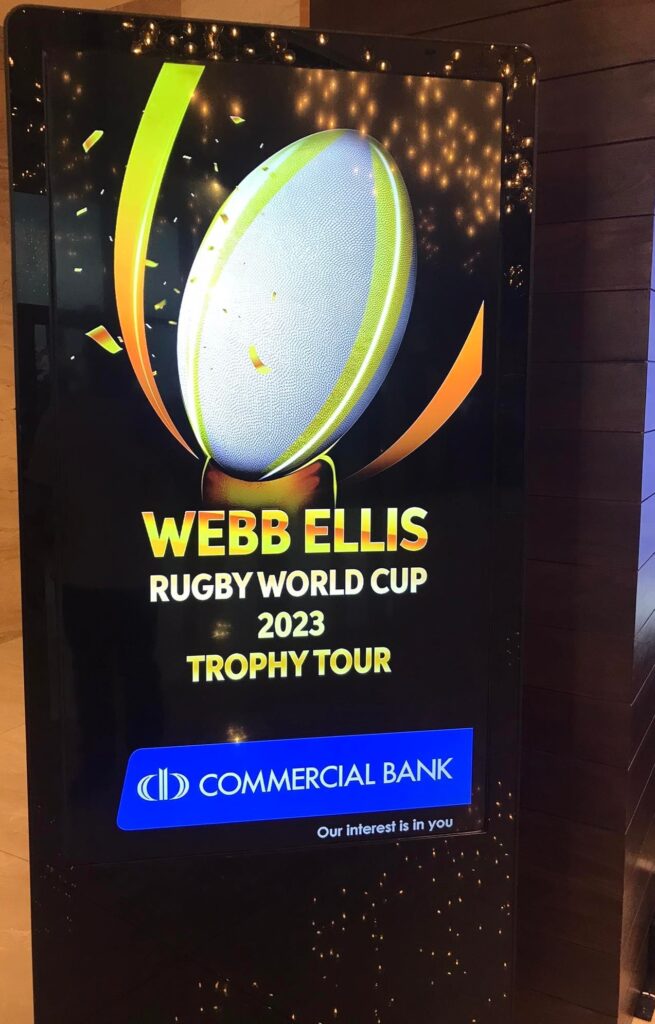 ரக்பி உலகக்கிண்ணத்தை ஏரளமான மக்கள் பார்வையிட்டனர்.