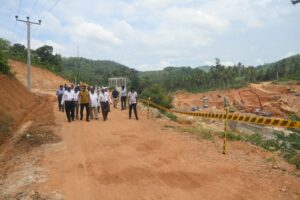 பஸ்னாகொட நீர் திட்டத்தை பார்வையிட்டார் அமைச்சர் ரொஷான் ரணசிங்க!