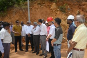 பஸ்னாகொட நீர் திட்டத்தை பார்வையிட்டார் அமைச்சர் ரொஷான் ரணசிங்க!