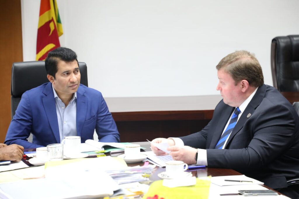 சர்வதேச ரக்பி கூட்டமைப்பு பிரதிநிதிகளிளுடன் விசேட கலந்துரையாடல்!