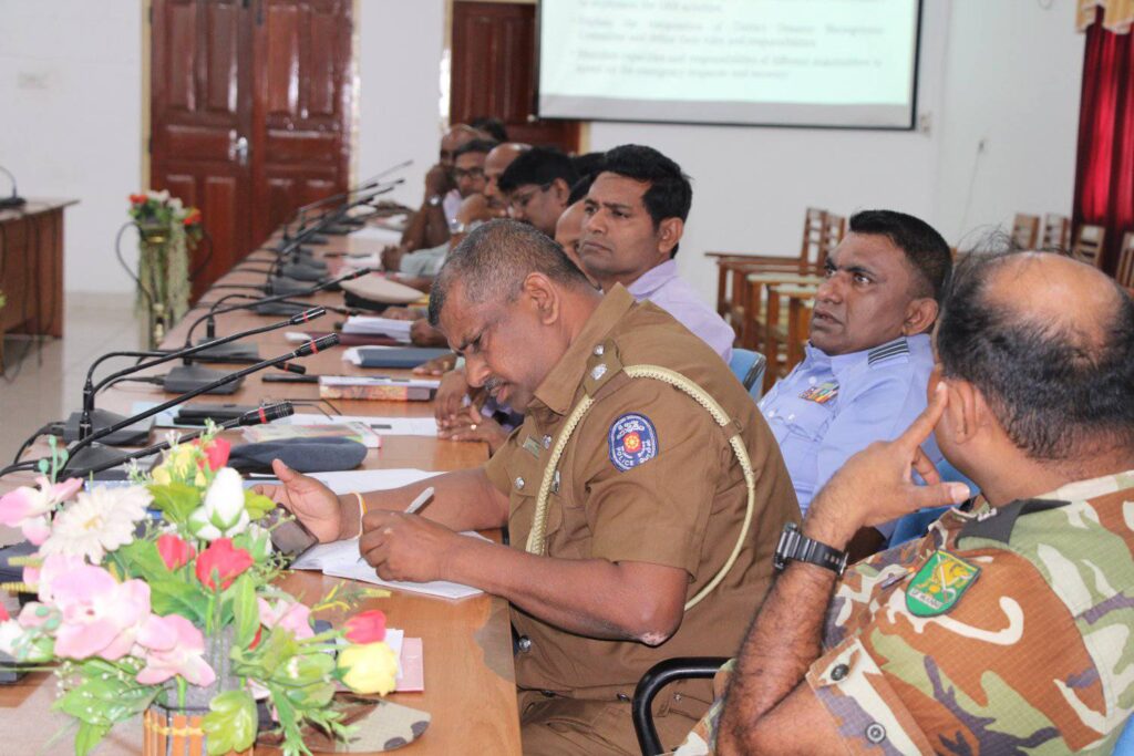 வவுனியாவில் இடர் முகாமைத்துவ திட்ட கலந்தாய்வு செயலமர்வு!