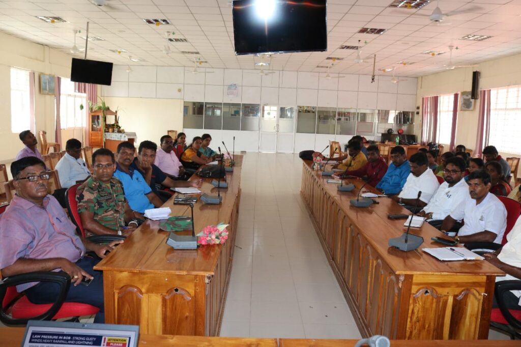 பூநகரி பிரதேச அனர்த்த முன்னாயத்த கலந்துரையாடல்!