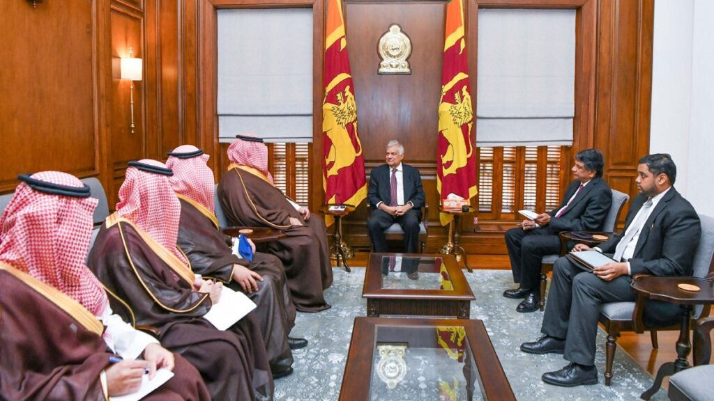 இலங்கைக்கும் சவூதி அரேபியாவுக்கும் இடையில் பல துறைகளை விரிவுப்படுத்த திட்டம்!