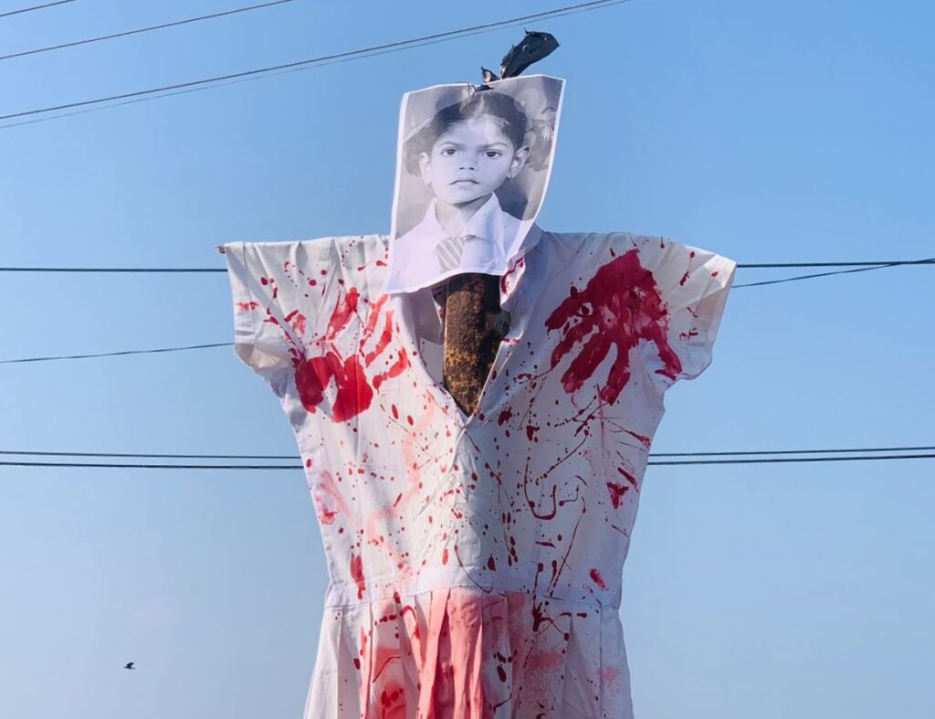 கொலை செய்யப்பட்ட சிறுமியின் மரணத்திற்கு நீதி கோரி மன்னாரில் போராட்டம்