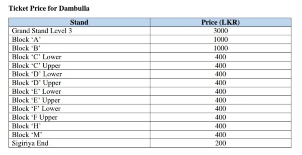 LPL 2024: போட்டிகளுக்கான டிக்கெட் விற்பனை ஆரம்பம்