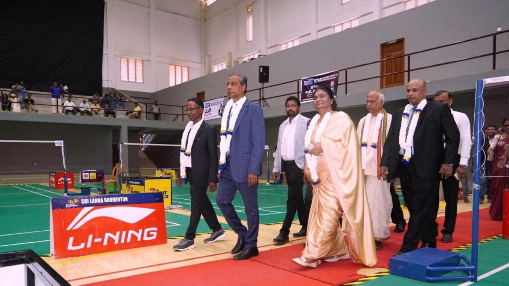 9வது உலக தமிழ் பூப்பந்தாட்ட போட்டியை சிறப்பித்த வடமாகாண ஆளுநர்